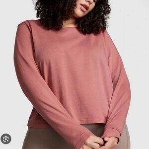 Victoria’s Secret pink long sleeve cotton tshirt
